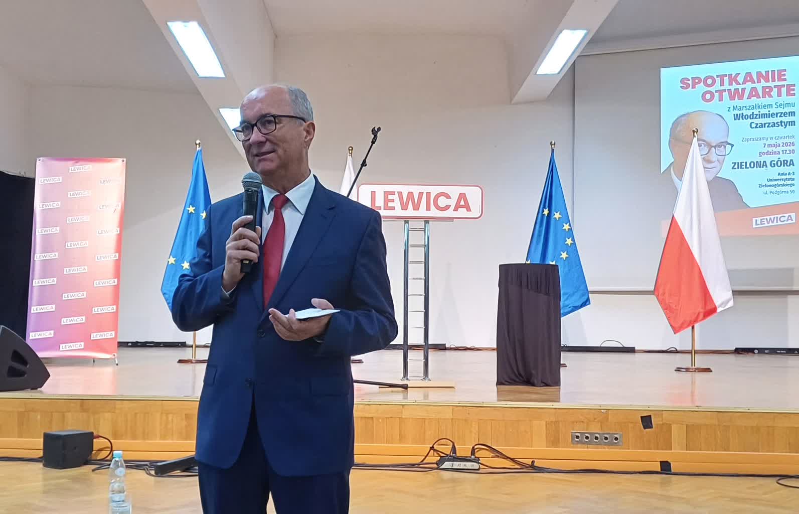 Czarzasty w Zielonej Górze: Wyjścia z UE chcą nasi wrogowie