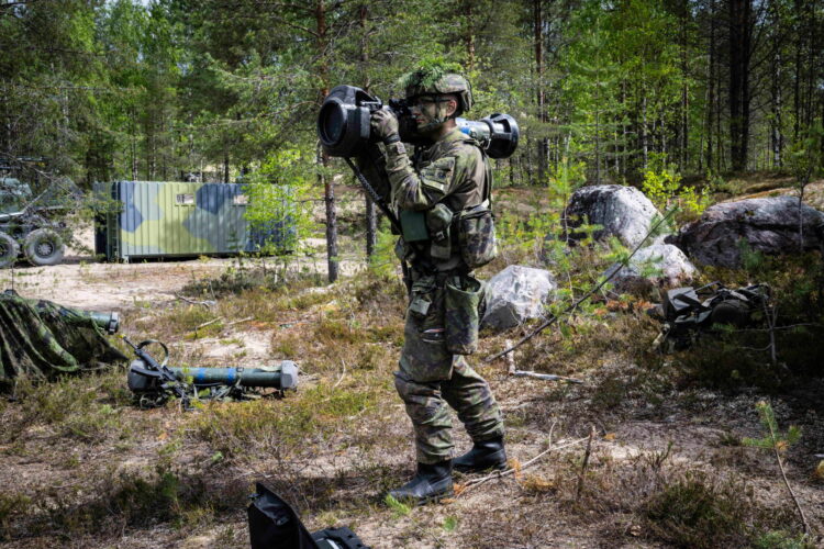Vuosanka, Finlandia, 27.05.2026. Æwiczenia wojsk Finlandii, Francji, Polski, USA, Wielkiej Brytanii i innych pañstw NATO pod kryptonimem Northern Star/Saber Strike 26 na poligonie w Vuosanka, 27 bm. (ad) PAP/Wiktor D¹bkowski