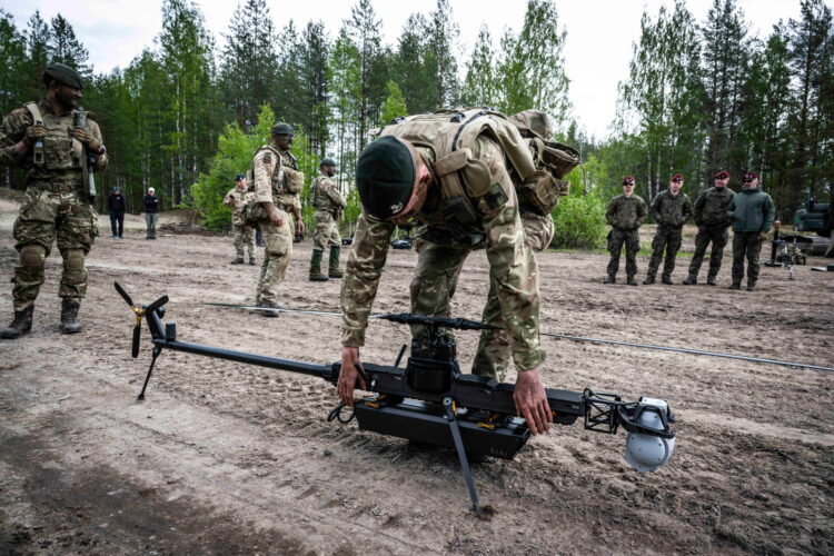 Vuosanka, Finlandia, 27.05.2026. Æwiczenia wojsk Finlandii, Francji, Polski, USA, Wielkiej Brytanii i innych pañstw NATO pod kryptonimem Northern Star/Saber Strike 26 na poligonie w Vuosanka, 27 bm. (ad) PAP/Wiktor D¹bkowski