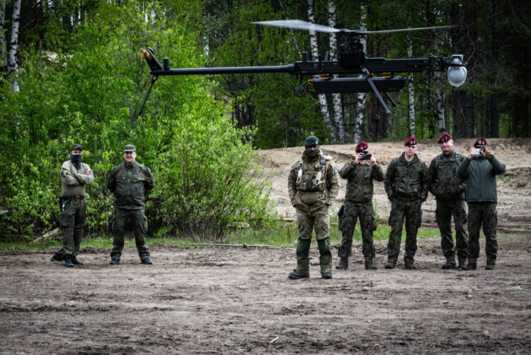 Vuosanka, Finlandia, 27.05.2026. Æwiczenia wojsk Finlandii, Francji, Polski, USA, Wielkiej Brytanii i innych pañstw NATO pod kryptonimem Northern Star/Saber Strike 26 na poligonie w Vuosanka, 27 bm. (ad) PAP/Wiktor D¹bkowski