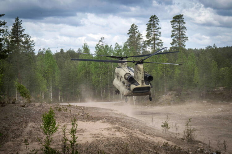 Vuosanka, Finlandia, 27.05.2026. Æwiczenia wojsk Finlandii, Francji, Polski, USA, Wielkiej Brytanii i innych pañstw NATO pod kryptonimem Northern Star/Saber Strike 26 na poligonie w Vuosanka, 27 bm. (ad) PAP/Wiktor D¹bkowski
