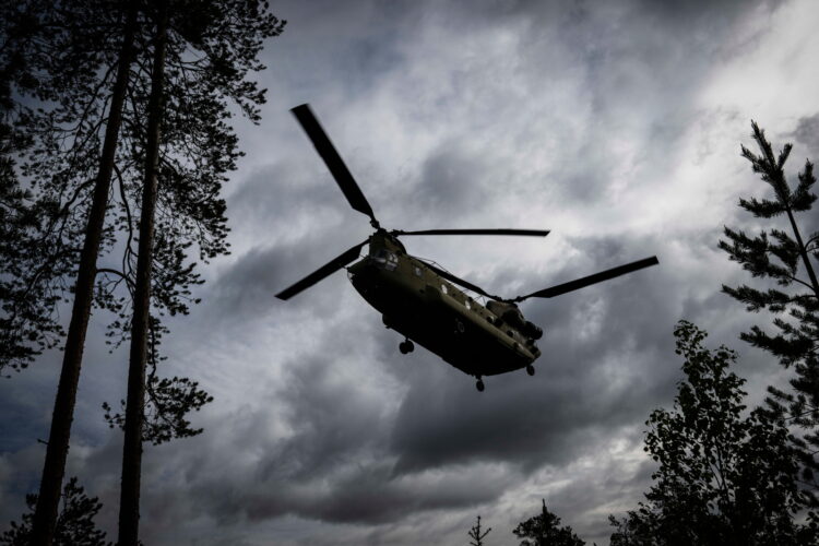 Vuosanka, Finlandia, 27.05.2026. Æwiczenia wojsk Finlandii, Francji, Polski, USA, Wielkiej Brytanii i innych pañstw NATO pod kryptonimem Northern Star/Saber Strike 26 na poligonie w Vuosanka, 27 bm. (ad) PAP/Wiktor D¹bkowski