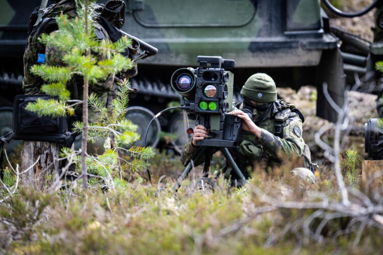 Vuosanka, Finlandia, 27.05.2026. Æwiczenia wojsk Finlandii, Francji, Polski, USA, Wielkiej Brytanii i innych pañstw NATO pod kryptonimem Northern Star/Saber Strike 26 na poligonie w Vuosanka, 27 bm. (ad) PAP/Wiktor D¹bkowski