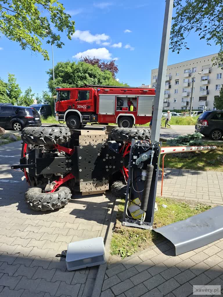 Groźny wypadek na quadzie. Kobieta została ranna