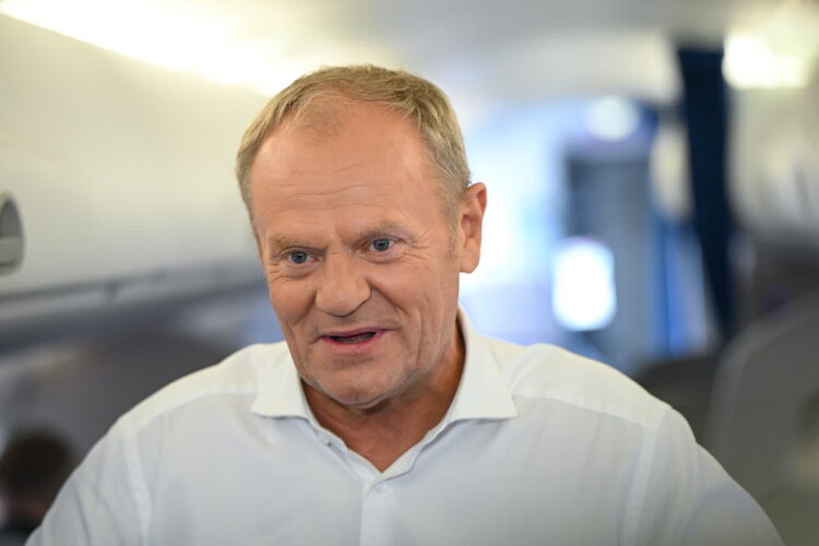 Premier Donald Tusk. Fot. PAP/Marcin Obara