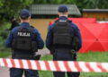 BIAŁA PODLASKA OBŁAWA ZA SPRAWCĄ STRZELANINY. Fot. PAP/Wojtek Jargiło