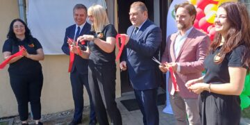 Otwarcie Centrum Usług Społecznych w Nowym Miasteczku (fot. Piotr Bakselerowicz)