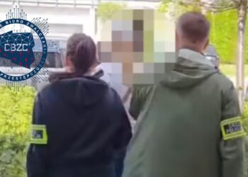 Screen z nagrania. Centralne Biuro Zwalczania Cyberprzestępczości/FB
