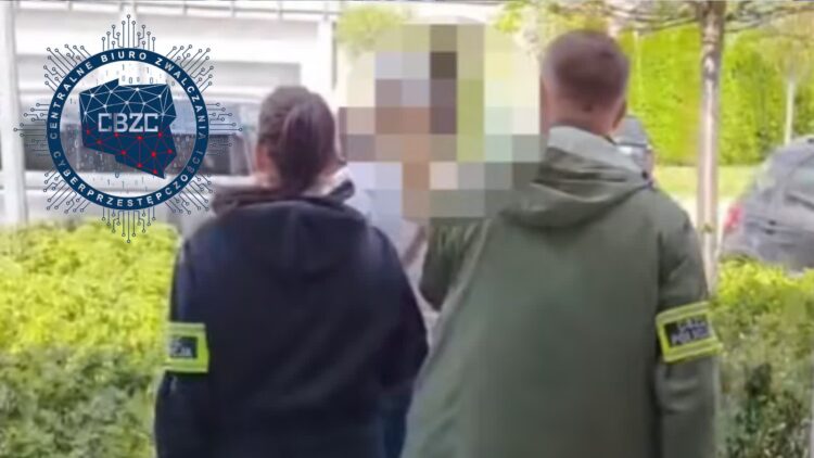 Screen z nagrania. Centralne Biuro Zwalczania Cyberprzestępczości/FB