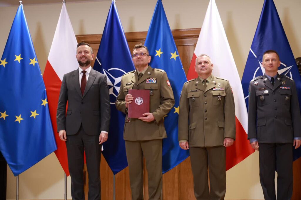 Szef MON wyznaczył gen. bryg. Roberta Matyska na stanowisko zastępcy Dowódcy 11 Dywizji Kawalerii Pancernej. Fot. 11 Lubuska Dywizja Kawalerii Pancernej/FB