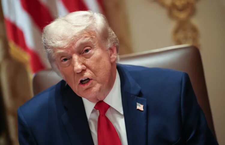 Donald Trump, fot. PAP/EPA/SIPA USA POOL/SAMUEL CORUM / POOL