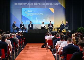 Konferencja na rzecz odbudowy Ukrainy w Gdańsku (PAP/Marcin Gadomski)