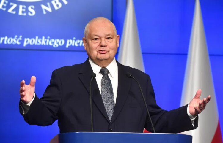 Prezes Narodowego Banku Polskiego Adam Glapiński. Fot. PAP/Radek Pietruszka
