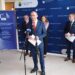Guben. Briefing prasowy przed rozpoczęciem polsko-niemieckiej konferencji poświęconej problemom demografii (fot. Piotr Bakselerowicz)