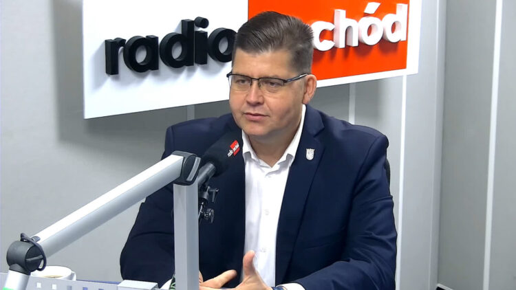 Wojciech Kowalewski w studiu RZ