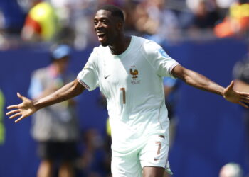 Ousmane Dembele. Fot. PAP/EPA/GREG M. COOPER