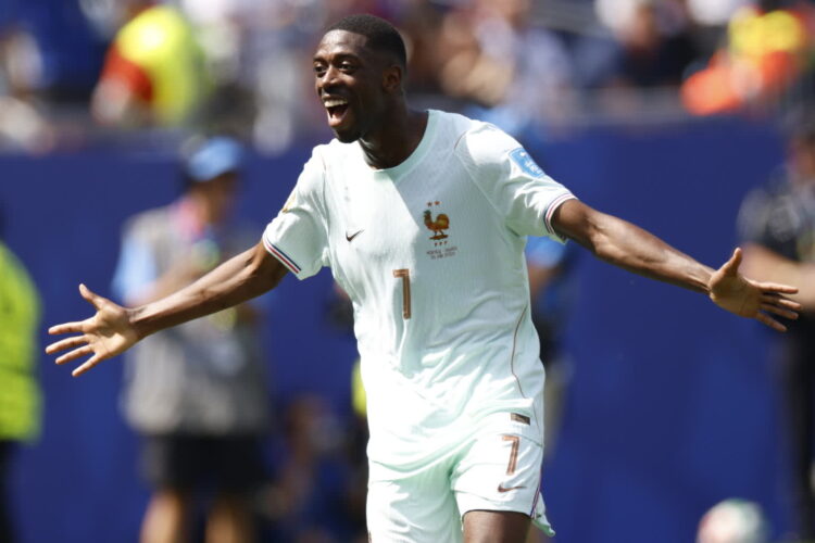 Ousmane Dembele. Fot. PAP/EPA/GREG M. COOPER