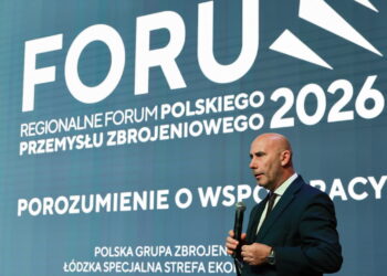 Prezes Polskiej Grupy Zbrojeniowej Adam Leszkiewicz. Fot. PAP/ PAP/Marian Zubrzycki