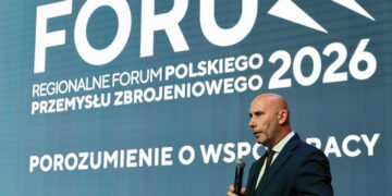 Prezes Polskiej Grupy Zbrojeniowej Adam Leszkiewicz. Fot. PAP/ PAP/Marian Zubrzycki