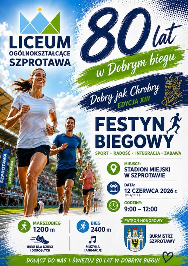 Szprotawski bieg „Dobry jak Chrobry”