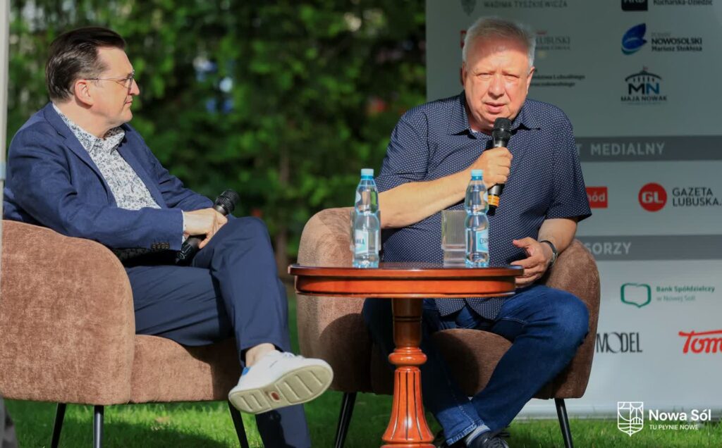 Nowosolski Festiwal Literacki "Rzeka Słów" - spotkanie z Markiem Sierockim (fot. UM Nowa Sól)