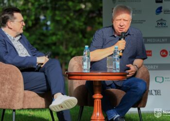 Nowosolski Festiwal Literacki "Rzeka Słów" - spotkanie z Markiem Sierockim (fot. UM Nowa Sól)