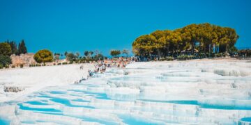Oszałamiające Tarasy Trawertynowe W Pamukkale W Turcj. Fot. Pexels