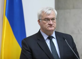 Szef MSZ Ukrainy Ukrainy Andrij Sybiha. Fot. PAP/Victor Kovalchuk