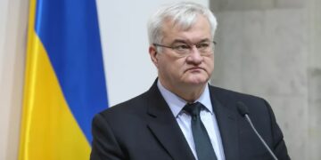 Szef MSZ Ukrainy Ukrainy Andrij Sybiha. Fot. PAP/Victor Kovalchuk