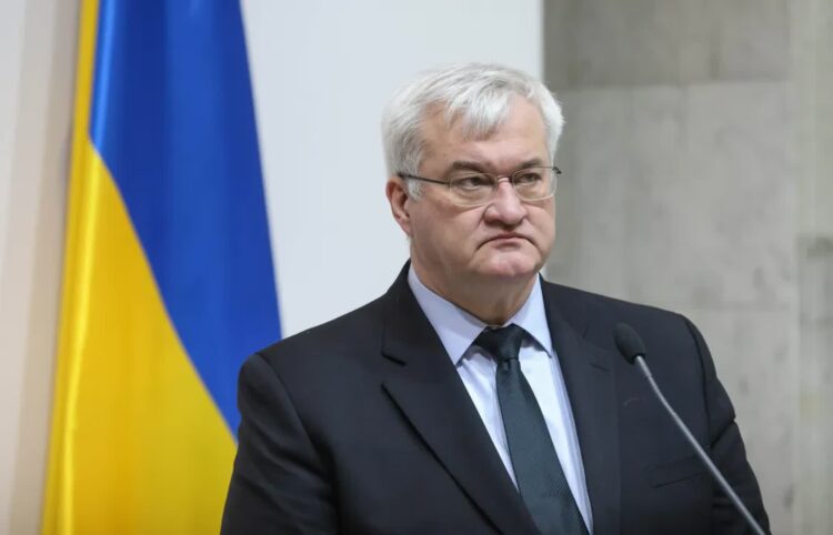 Szef MSZ Ukrainy Ukrainy Andrij Sybiha. Fot. PAP/Victor Kovalchuk