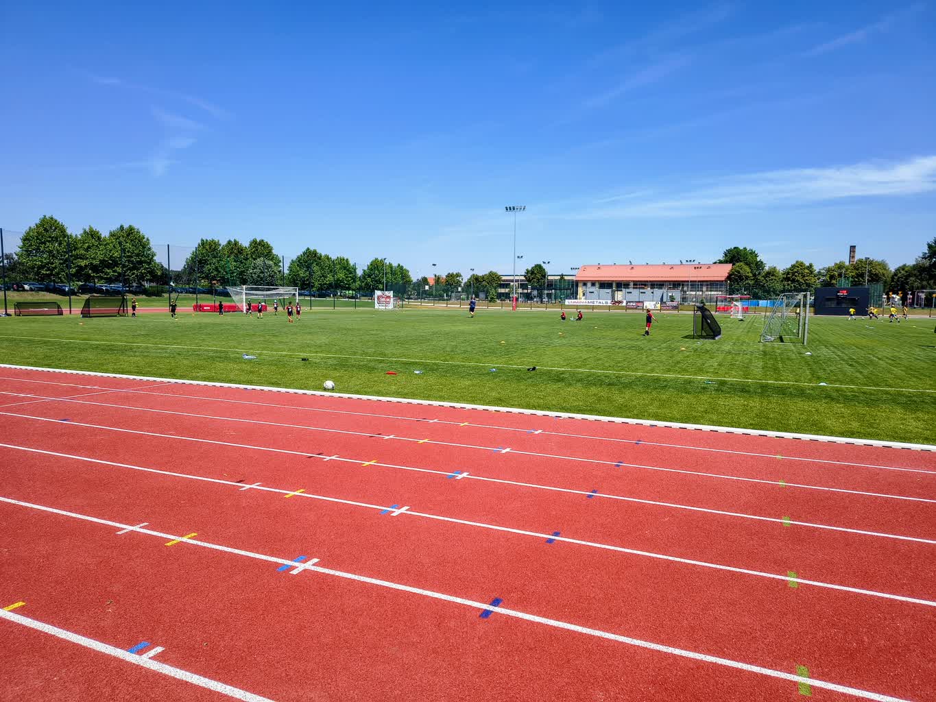 Otwarcie sławskiego stadionu sportowego