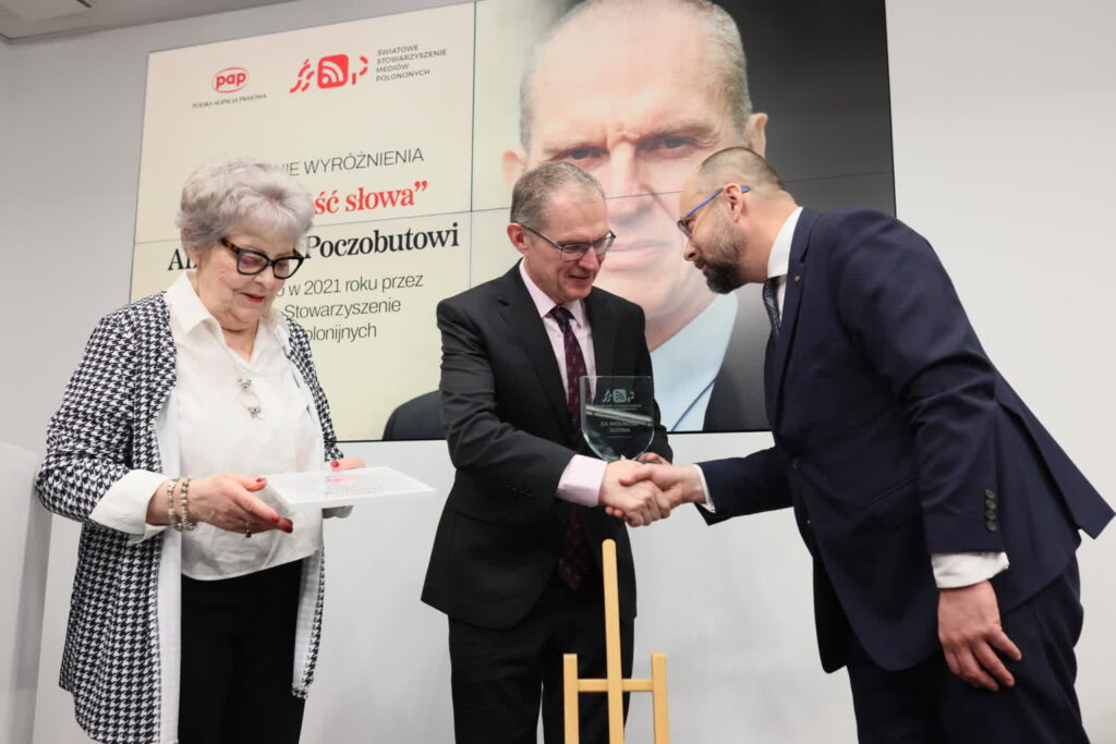WARSZAWA ANDRZEJ POCZOBUT GOŚCIEM POLSKIEJ AGENCJI PRASOWEJ. Fot. PAP/Leszek Szymański