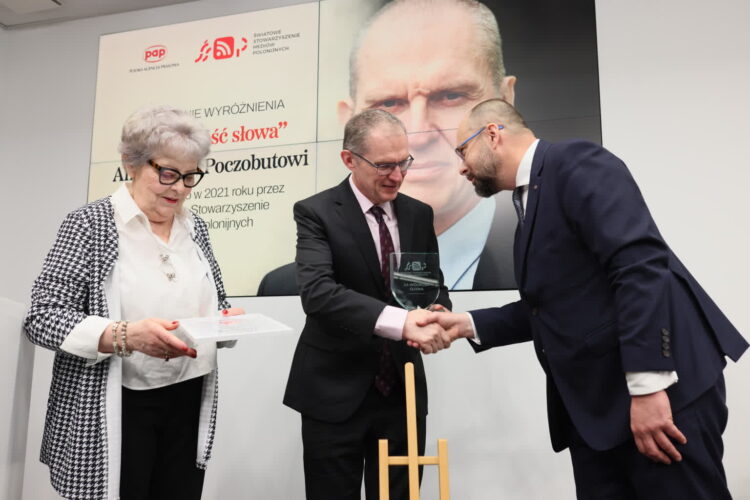 WARSZAWA ANDRZEJ POCZOBUT GOŚCIEM POLSKIEJ AGENCJI PRASOWEJ. Fot. PAP/Leszek Szymański