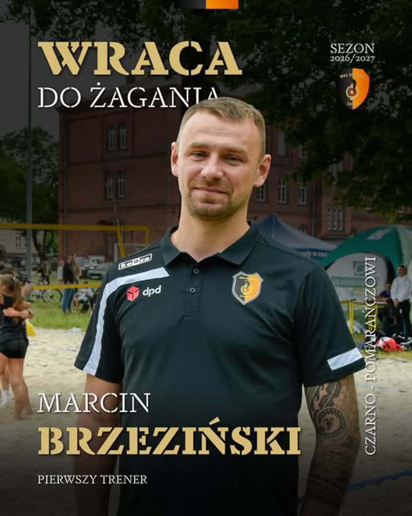 Trener Brzeziński o nowym składzie siatkarzy Sobieskiego