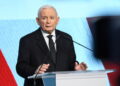 Prezes PiS Jarosław Kaczyński. Fot. PAP/Szymon Pulcyn