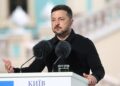 Prezydent Ukrainy Wołodymyr Zełenski. Fot. PAP/Victor Kovalchuk