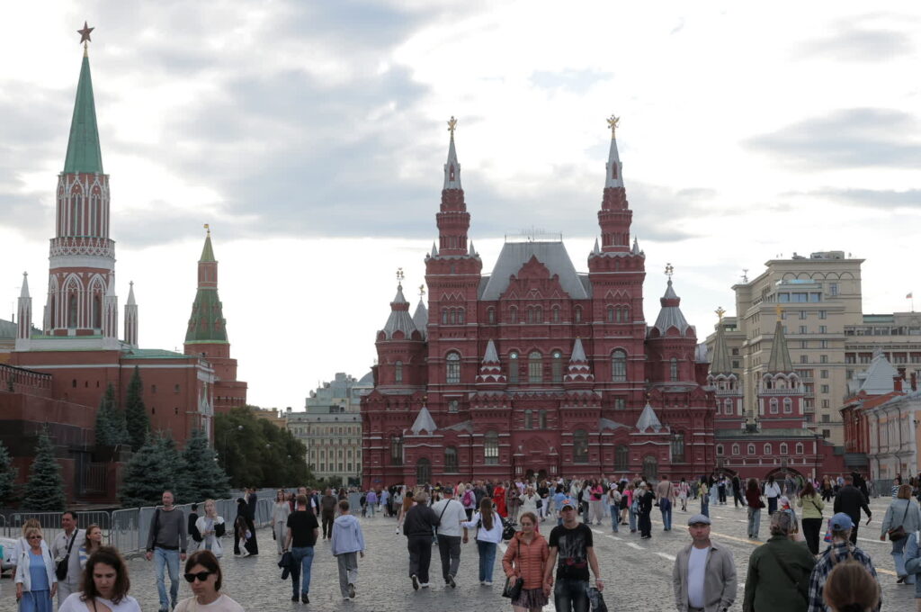 Plac Czerwony w Moskwie (PAP/EPA/MAXIM SHIPENKOV)