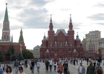Plac Czerwony w Moskwie (PAP/EPA/MAXIM SHIPENKOV)
