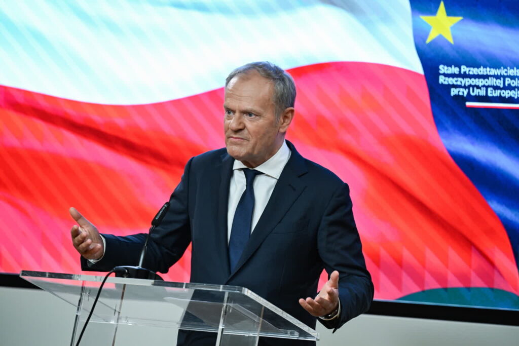 Premier Donald Tusk. Fot. PAP/Wiktor Dąbkowski