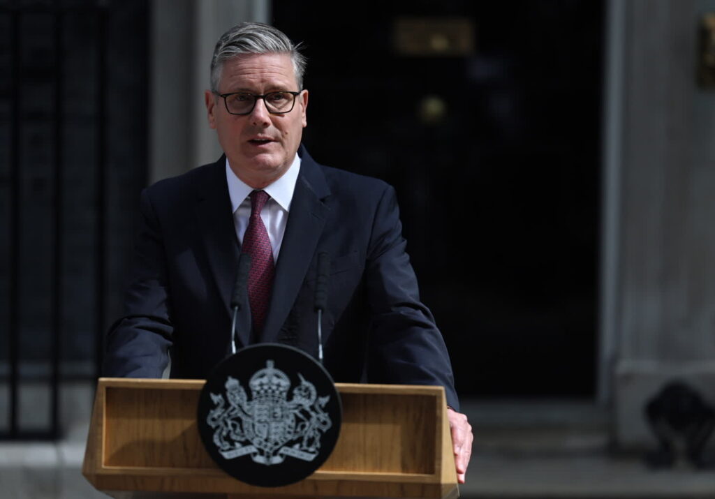 Keir Starmer. Fot. PAP/EPA/NEIL HALL