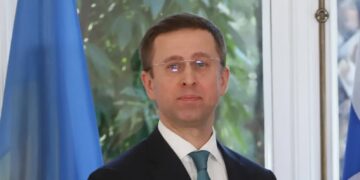 Serhij Korecki. Fot. PAP/EPA/ALEXANDROS BELTES