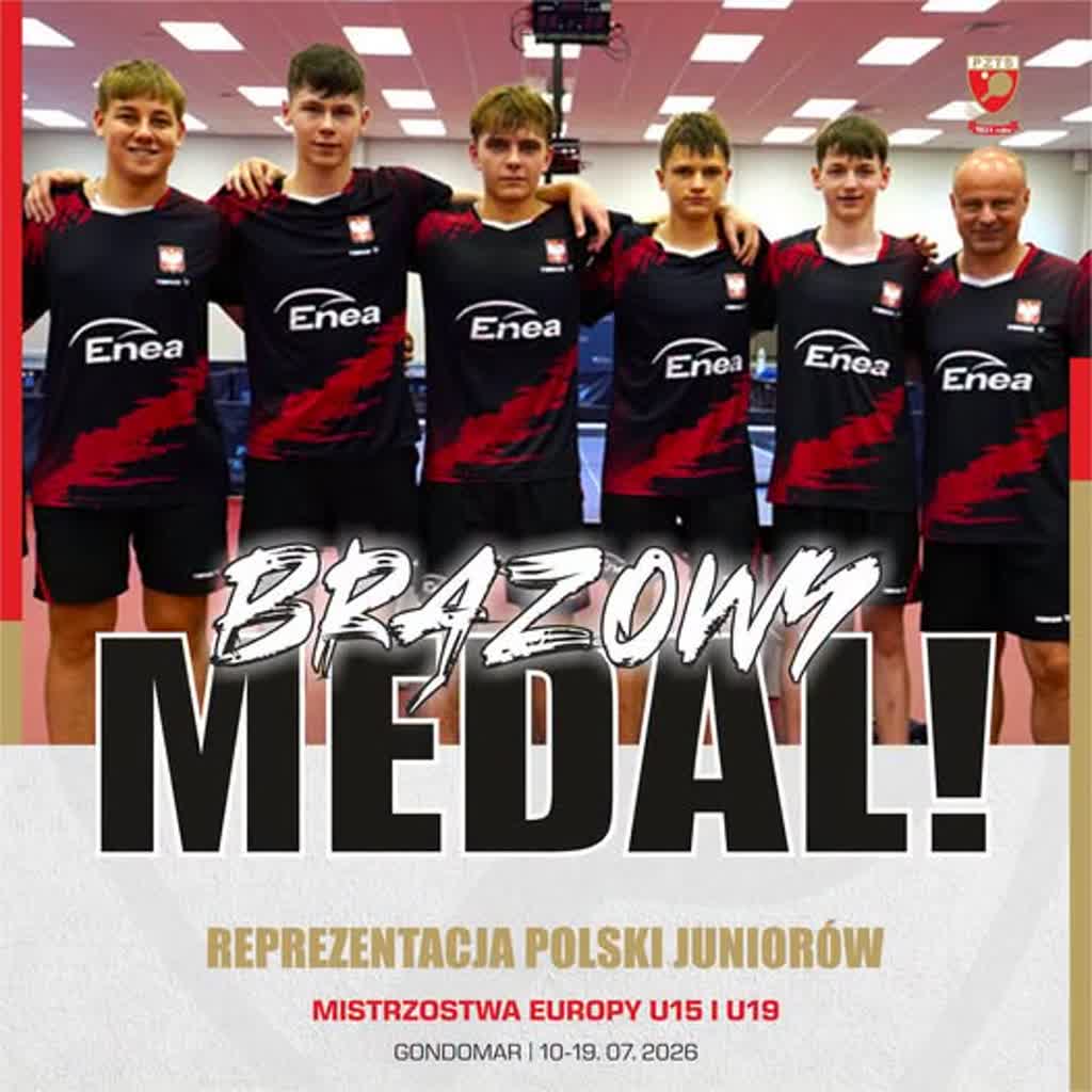 Drużyna U-19 z brązowym medalem ME w Portugalii