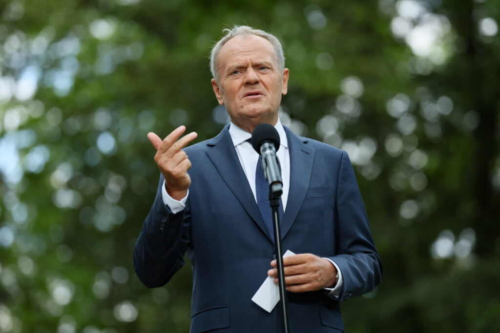 Premier Donald Tusk. Fot. PAP/Leszek Szymański