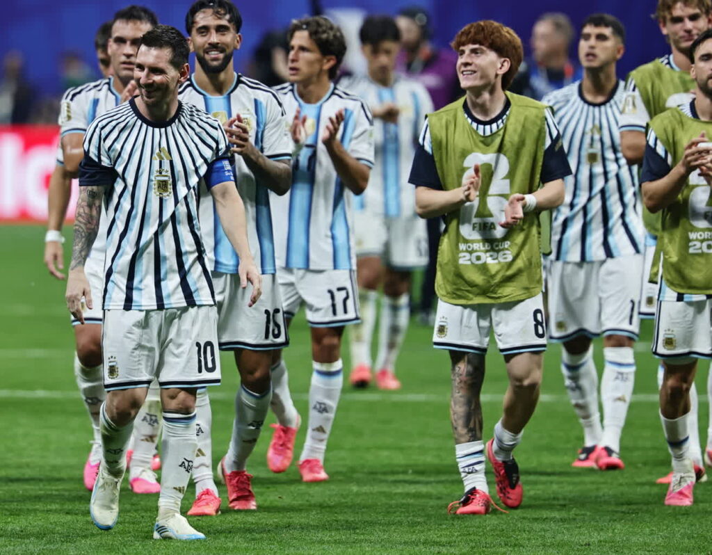 Reprezentacja Argentyny. Fot. PAP/EPA/RONALD WITTEK