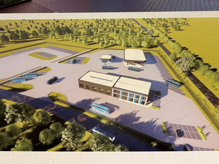 Wizualizacja projektu, fot: Zielonogórska Komunikacja Powiatowa