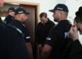 Oskarżony Łukasz Żak (C) na sali rozpraw Sądu Rejonowego dla Warszawy-Śródmieścia, fot. PAP/Leszek Szymański