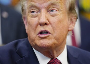 Prezydent USA Donald Trump. Fot. PAP/EPA/BONNIE CASH / POOL