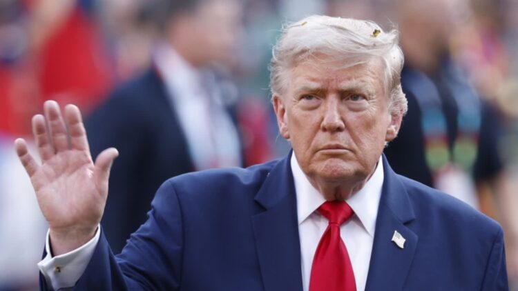 Prezydent USA Donald Trump. Fot. PAP/EPA/SHAWN THEW