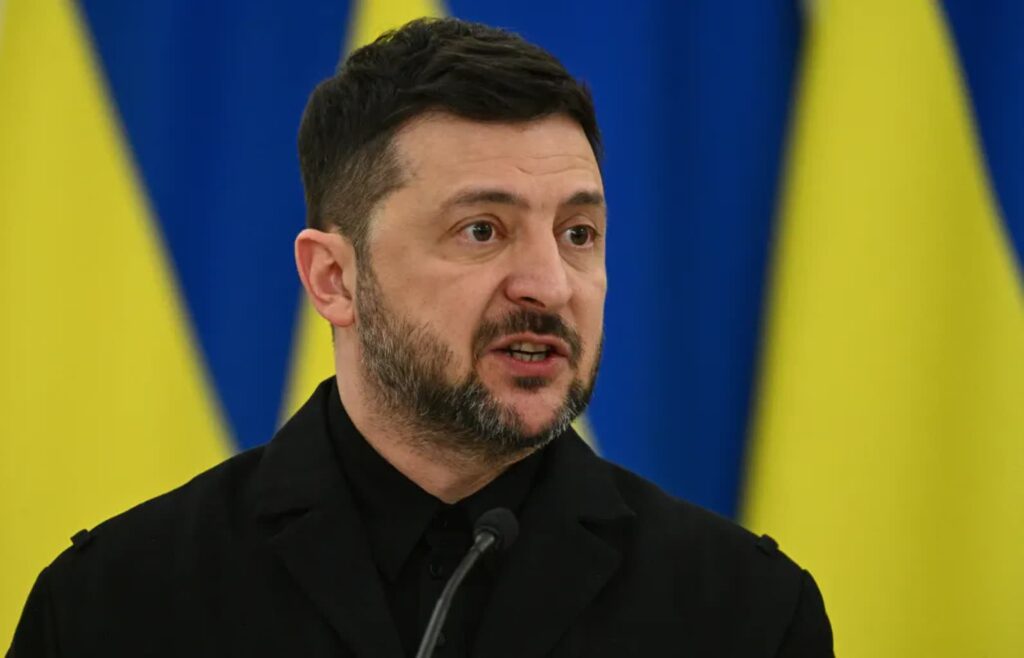 Wołodymyr Zełenski Fot. PAP/Valdemar Doveiko