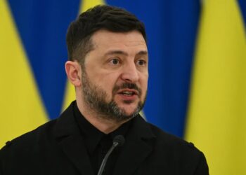 Wołodymyr Zełenski Fot. PAP/Valdemar Doveiko